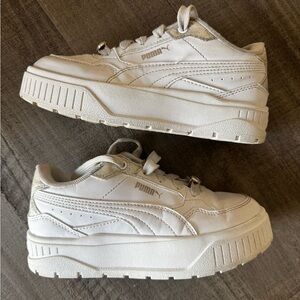 Puma White Platform Sneakers